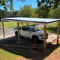Carports installed by I-Construct